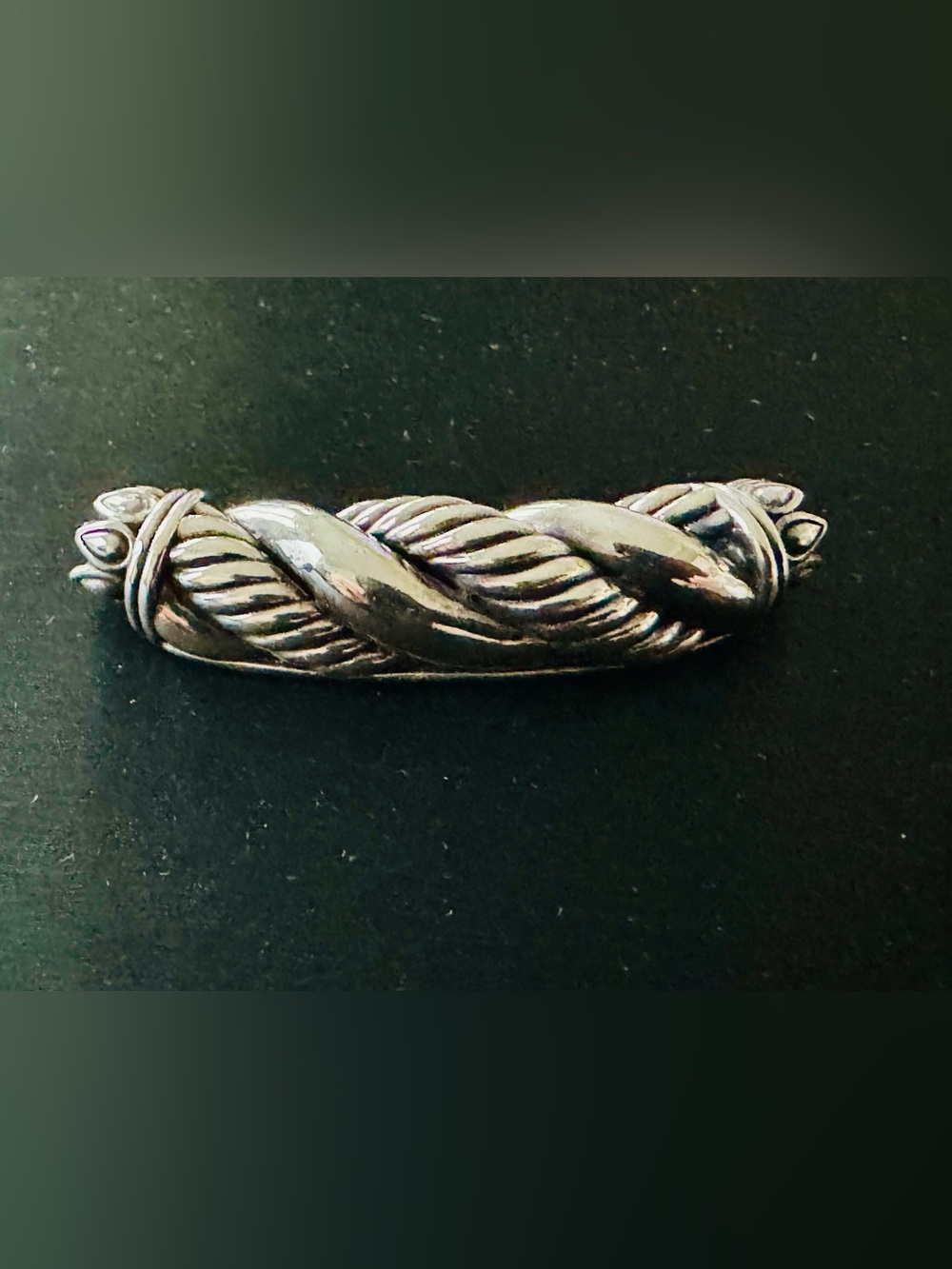 JAI John Hardy Sterling Silver Twisted Rope Slide